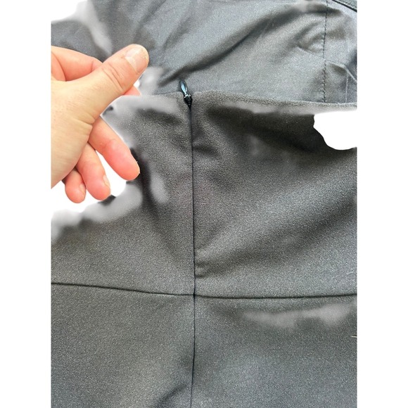 Meshki Maxi Split Front Dress Black Strapless Size Medium NWT - Picture 9 of 11